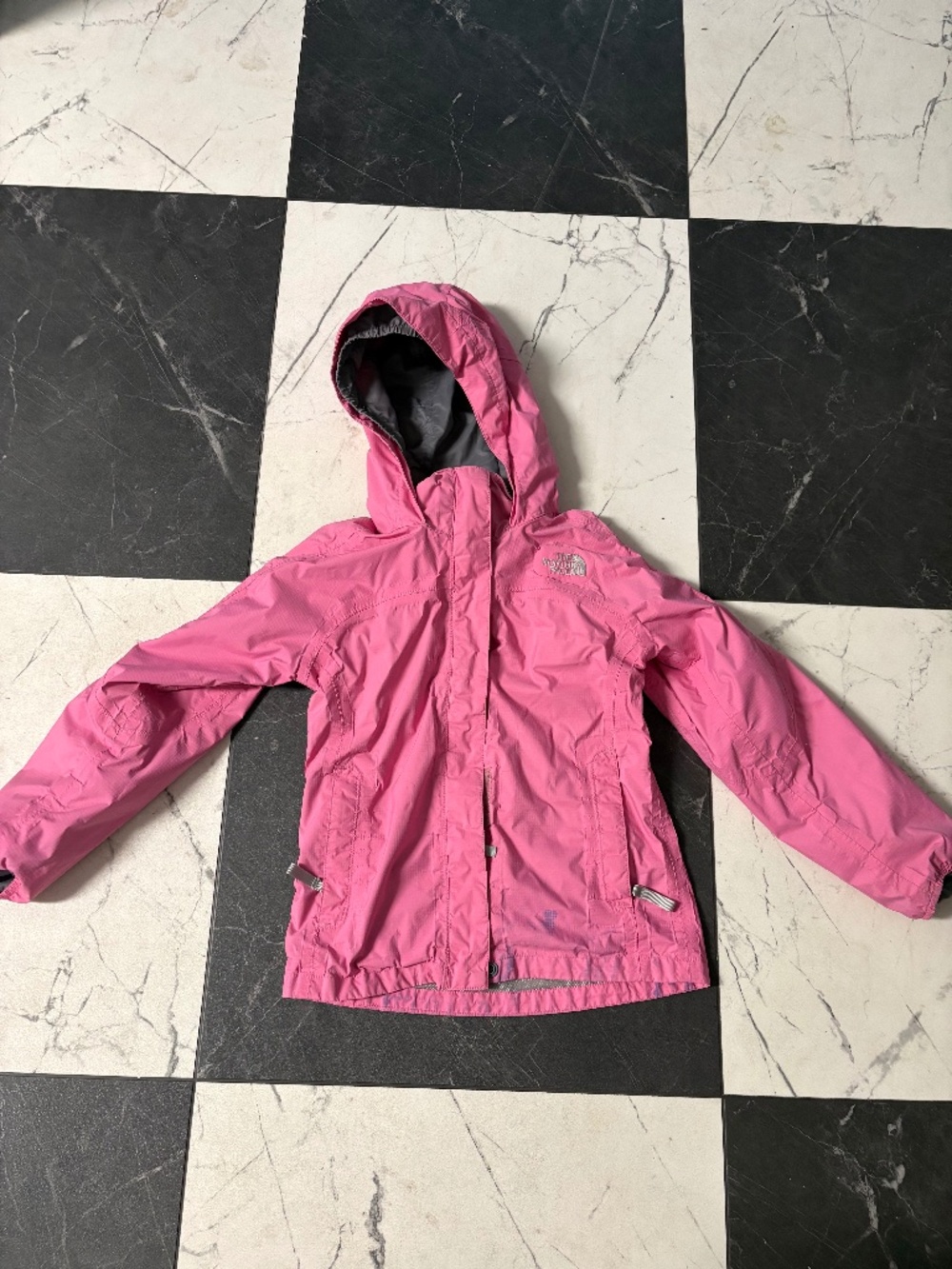 Girls Small North Face rain jacket